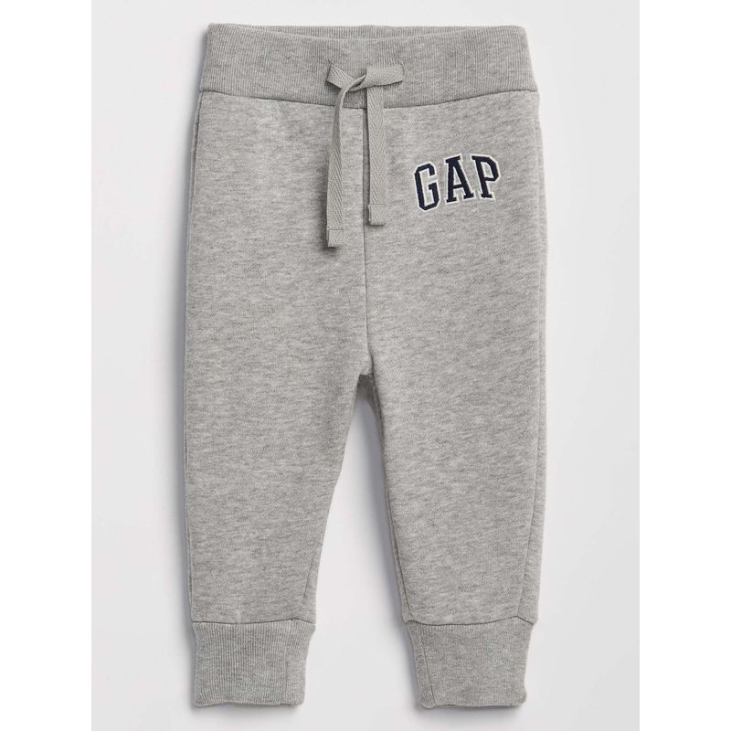 GAP - Pantalón de Buzo Jogger Logo Gris GAP