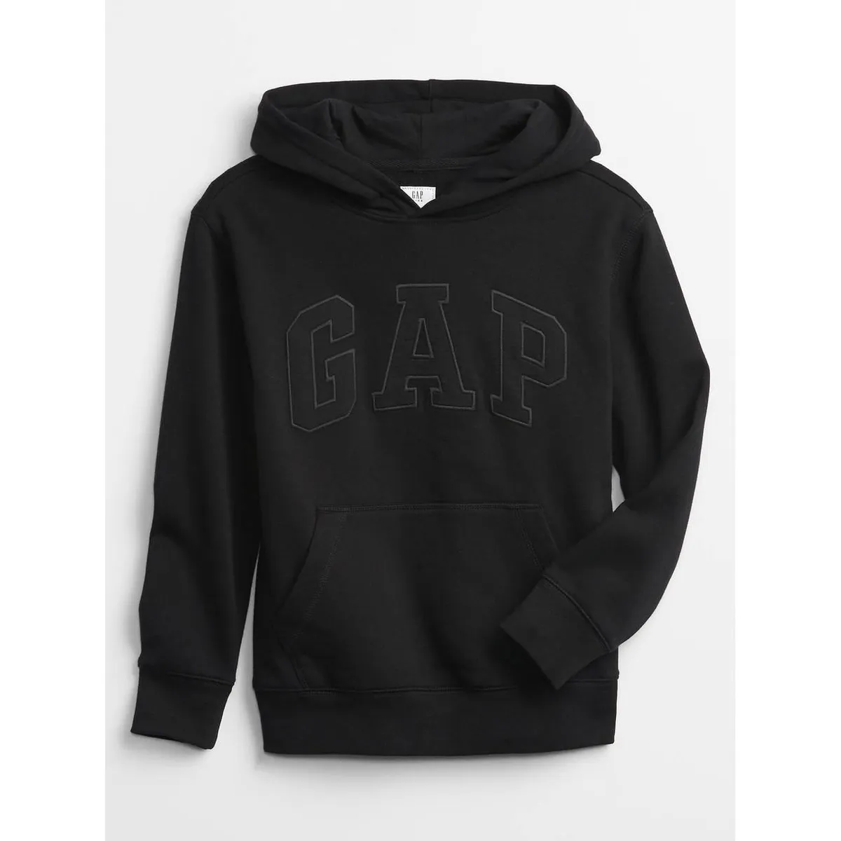 GAP - Poleron Liso Con Gorro Logo Negro GAP