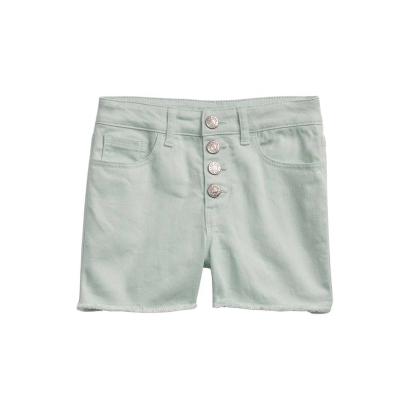 GAP - Shorts Denim Tiro Alto Celeste GAP