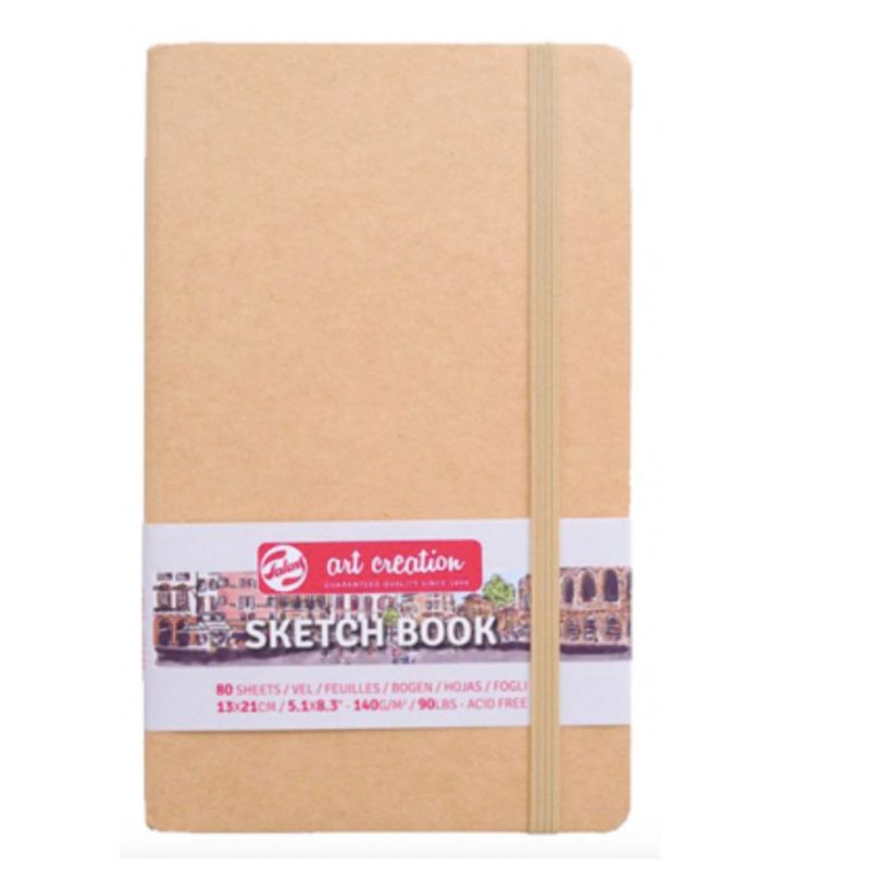 ART CREATION - Libreta Art Creation Kraft 13x21cm 140gr 80hjas.