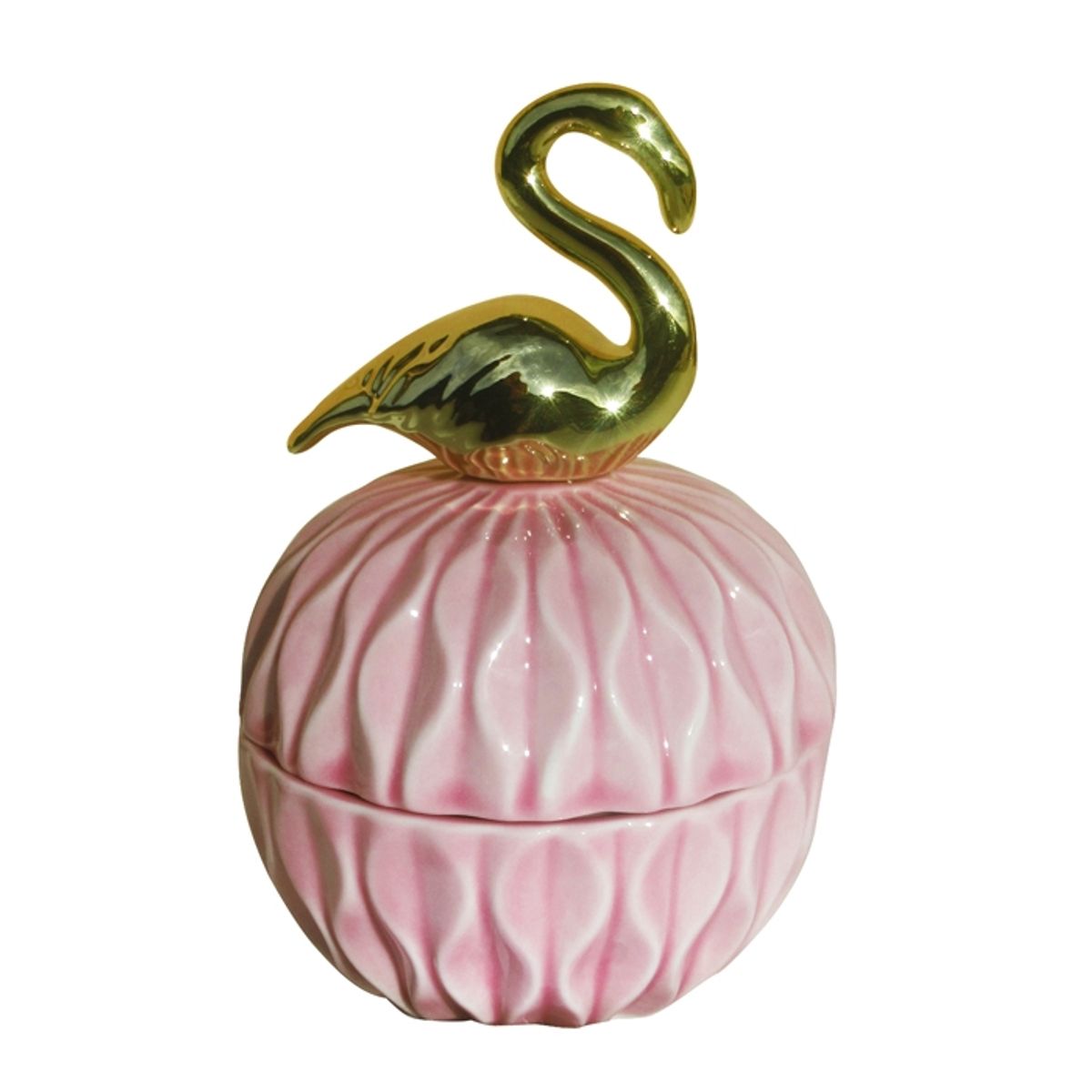 GENERICO - JOYERO PORTA ANILLO ROSA CISNE