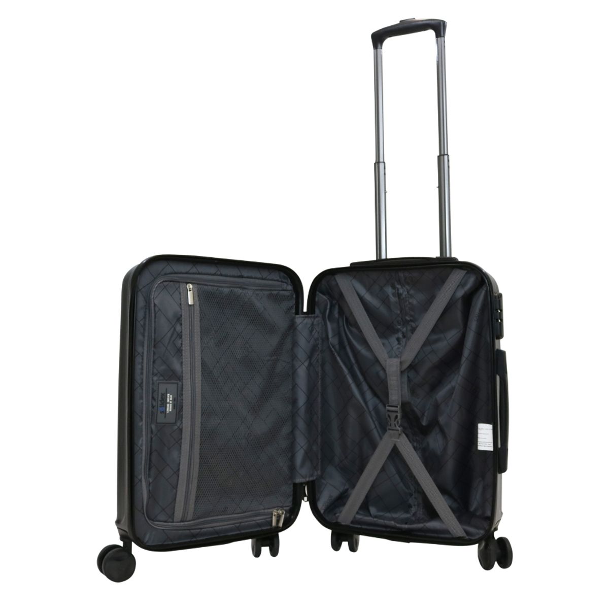 HEAD - Maleta Cabina Brasilia S 8 Ruedas Negro Solidex