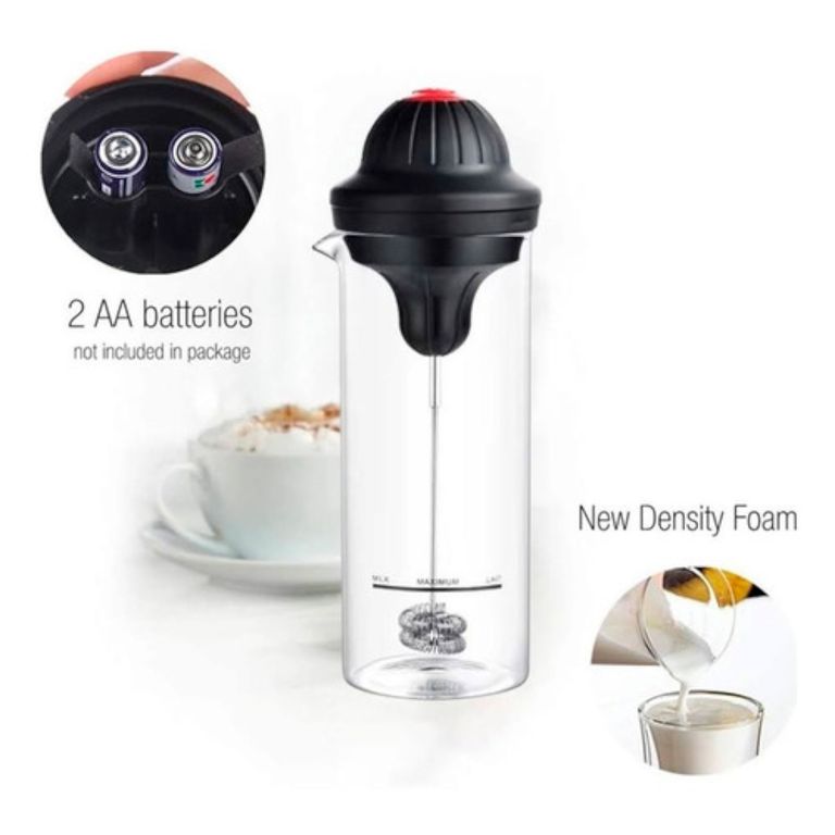 Espumador De Leche Batidor Electrico De Cafe Capuccino