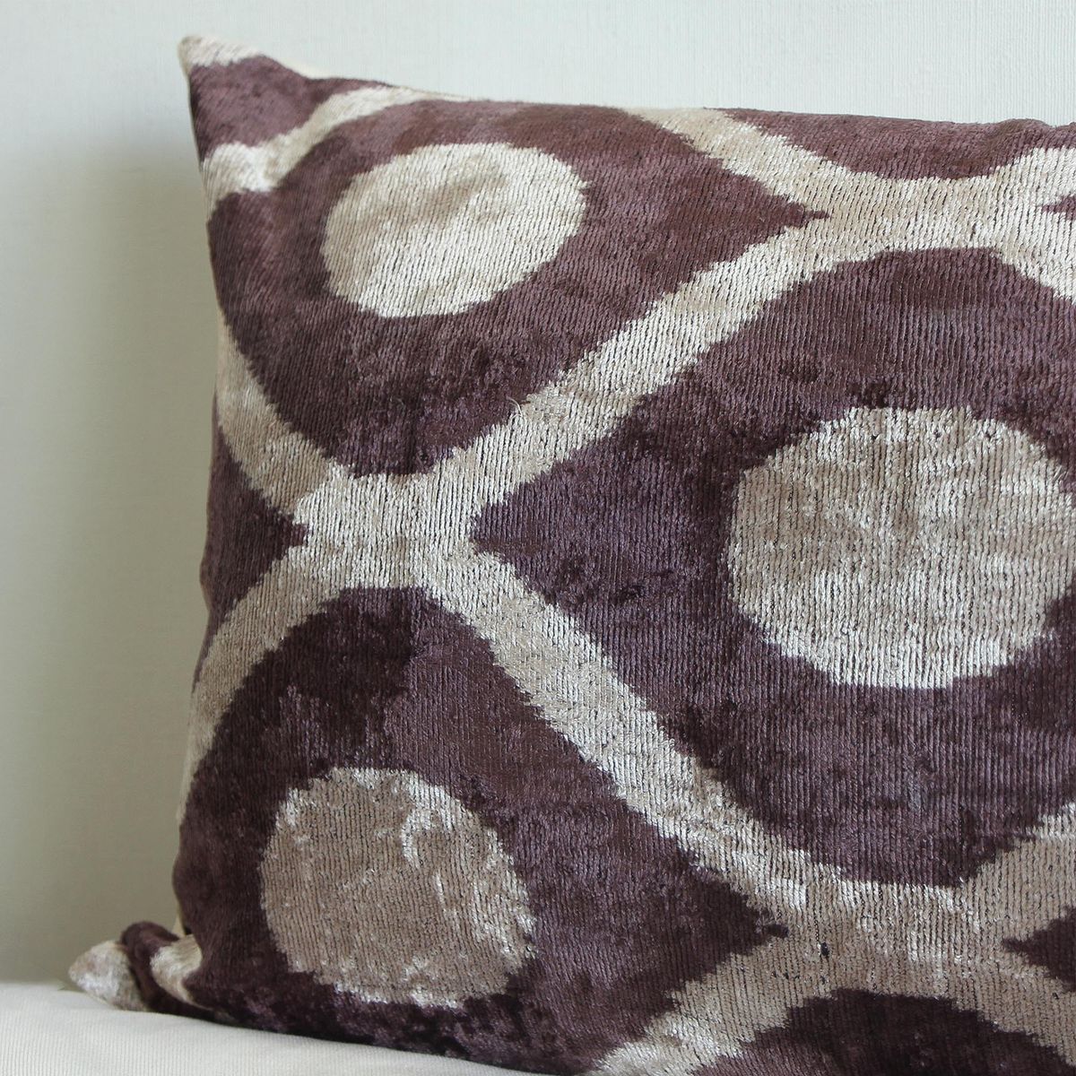 TURKUAZ - Cojín de terciopelo de seda 60x40 cms Ibrahim wengue