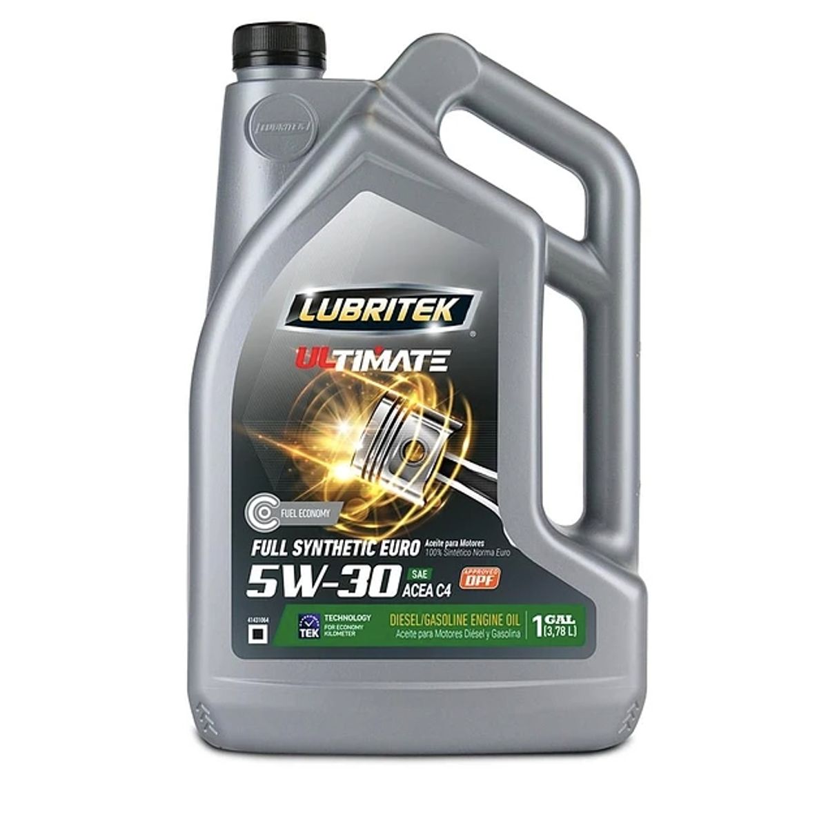 MOTORLIFE - Aceite motor Lubritek 5w30 Acea C4 Dpf Sintetico