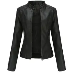 BLWOENS - Chaqueta de PU para mujer