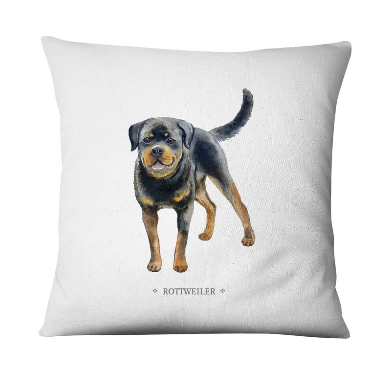 ANDES1 - Funda De Cojín De Rottweiler