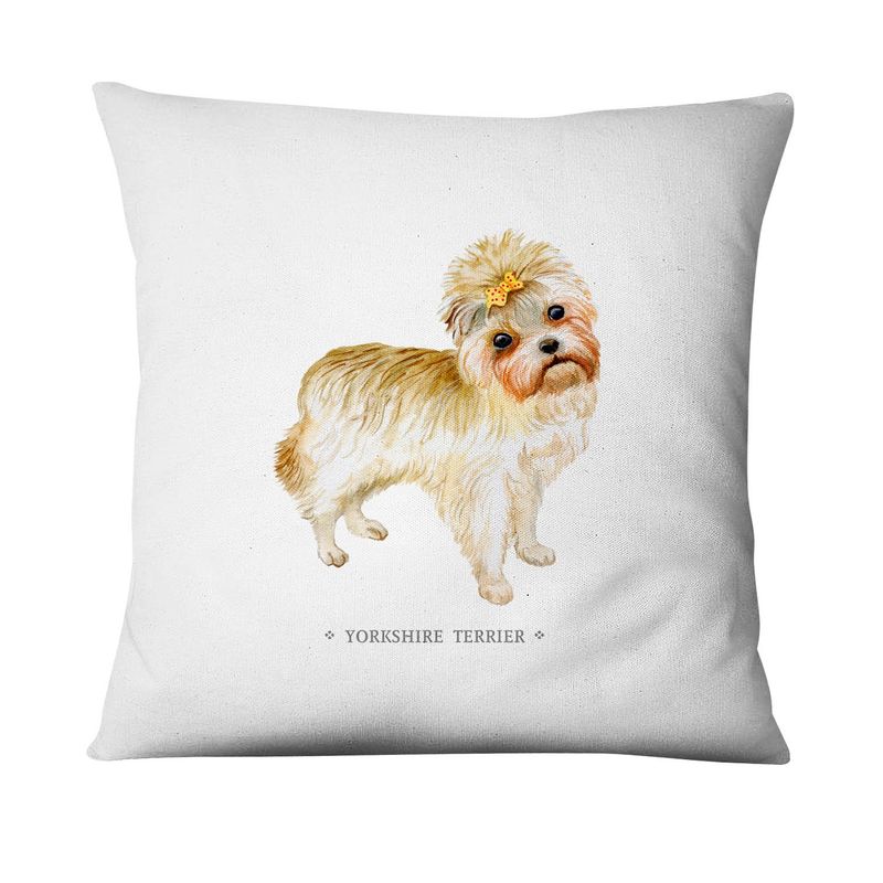 ANDES1 - Funda De Cojín De Yorkshire Terrier