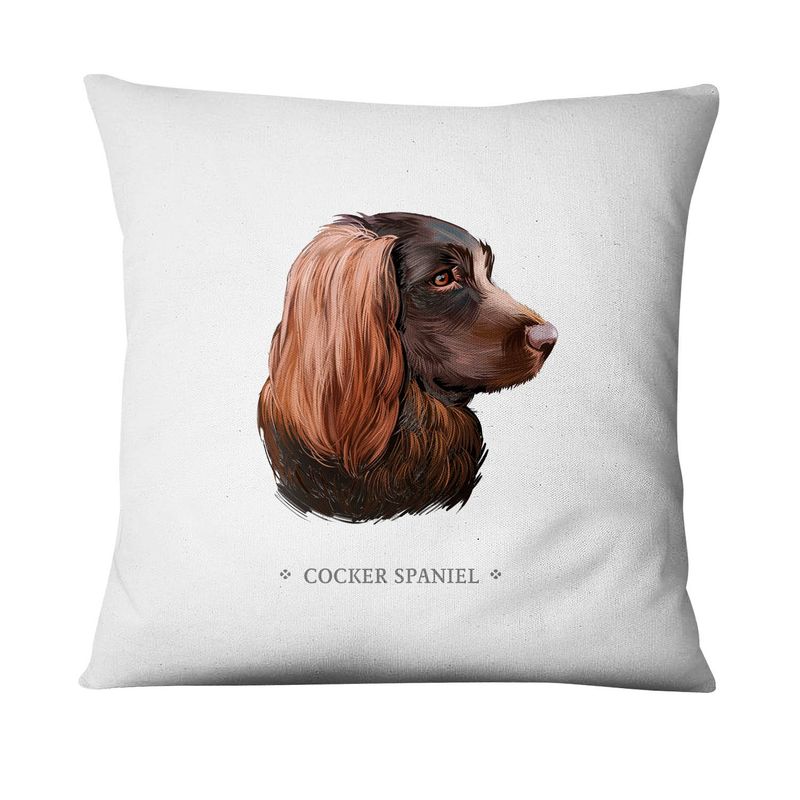ANDES1 - Funda De Cojín De Cokier Spaniel