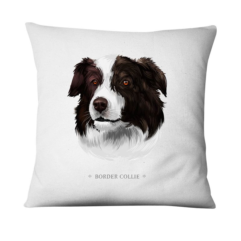 ANDES1 - Funda De Cojín De Border Collie