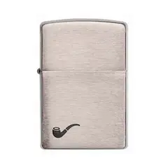 ZIPPO - Encendedor Brushed Pipe Design Plateado ZP200PL