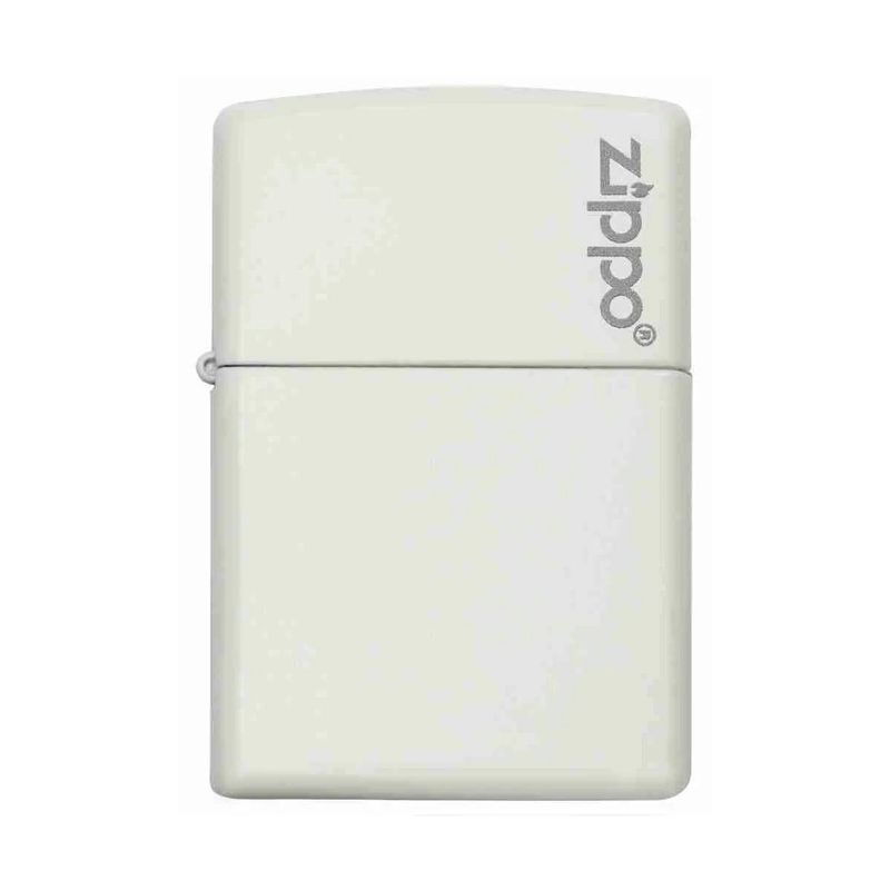 ZIPPO - Encendedor Zippo Classic White Matte Logo ZP214ZL