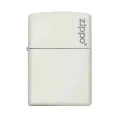 ZIPPO - Encendedor Classic White Matte Logo ZP214ZL