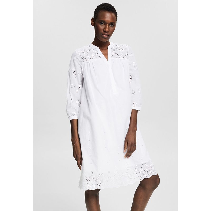 ESPRIT - Vestido Con Encaje Calado Esprit ESPRIT