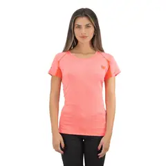 HARDWORK - Polera Dry Fit HW SPX Manga Corta Mujer Coral