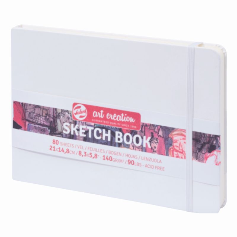 ART CREATION - Libreta Art Creation Blanca 21x14,81cm 140gr 80hjas.