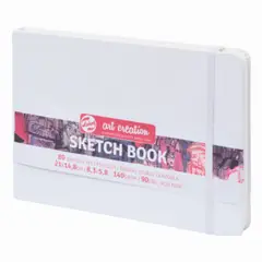 ART CREATION - Libreta Blanca 21x14,81cm 140gr 80hjas.