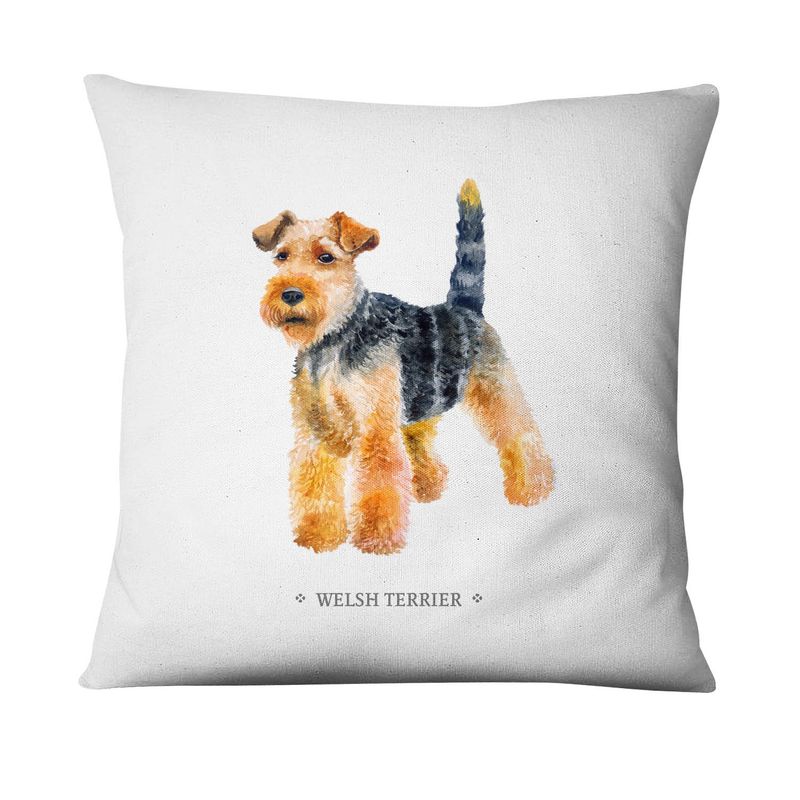 ANDES1 - Funda De Cojín De Welsh Terrier