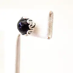 MOR JOYAS - Aro Plata Ley 925 /Canastillo Onix
