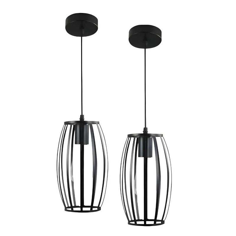 GENERICO - Pack X2 Lampara Colgante Comedor Vintage Lamparas Colgantes Modernas