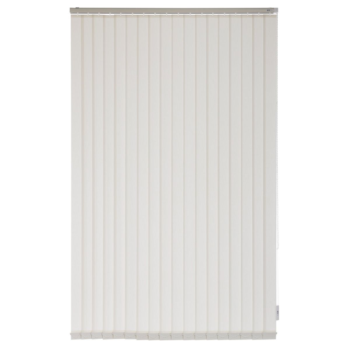 BERTEX - Cortina Vertical Screen 130cm ancho x 230cm alt Persiana Blanca BERTEX