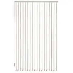 BERTEX - Cortina Vertical Screen 200cm ancho x 230cm alt Persiana Blanca