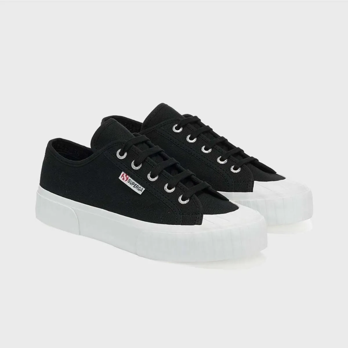 SUPERGA - Zapatilla 2630 Stripe Black White