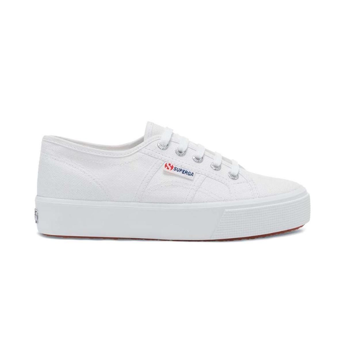 SUPERGA - Zapatilla 2730 Mid Platform White