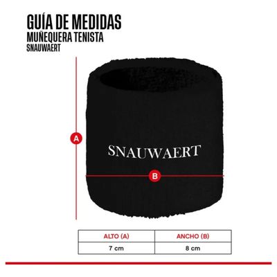 Imagen 2 del producto Par Muñequera de Tenis Deportiva Sudor Unisex