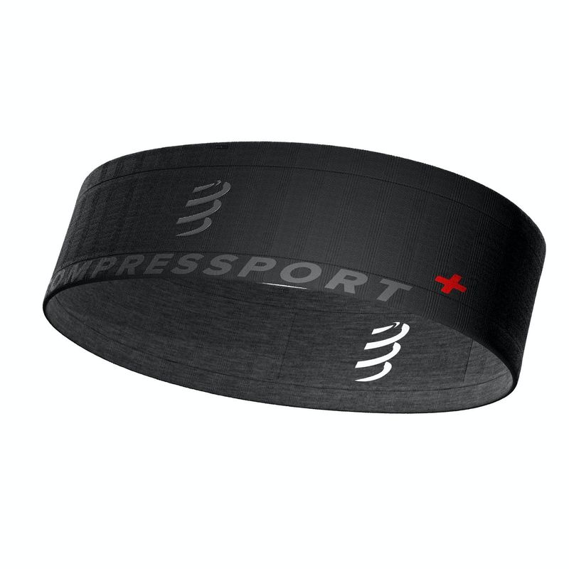 COMPRESSPORT - Cinturón Reflectante Free Belt Flash Negro Compressport.