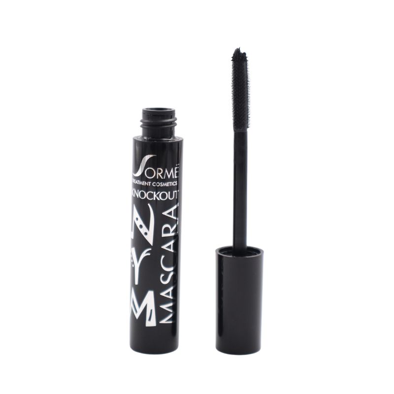 COSMETICAVAL - Máscara de pestañas Sormé volumen sin grumos negro Knockout