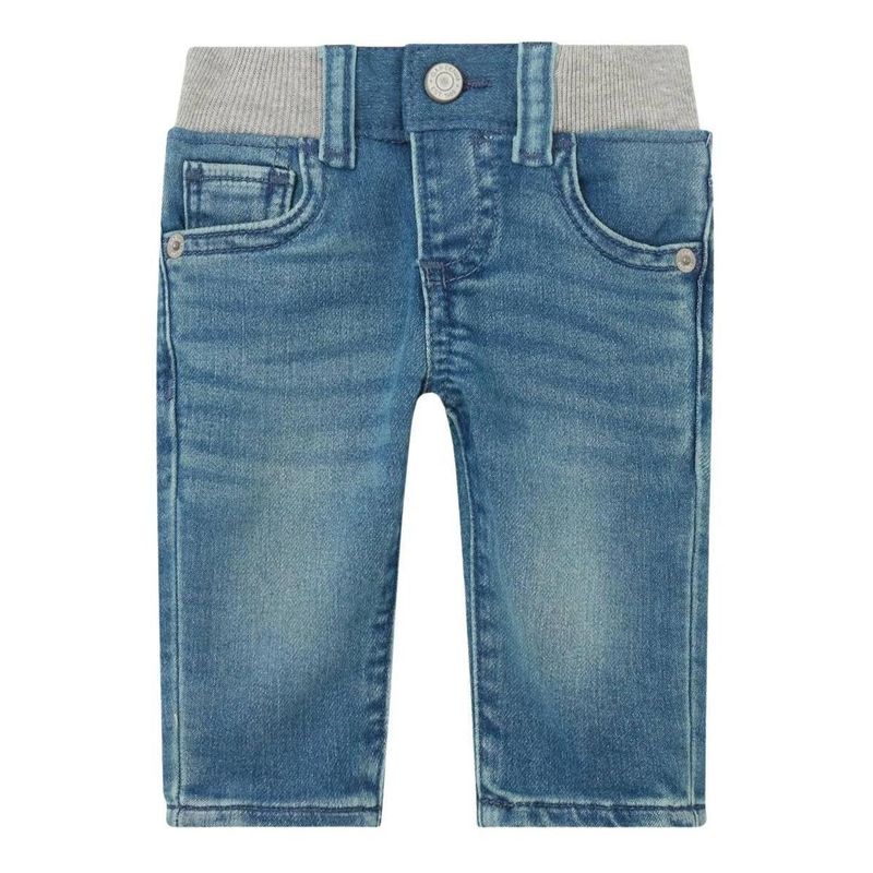 GAP - Jeans Slim Baby Algodón Organico Azul Claro GAP