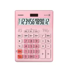 CASIO - Calculadora de Mesa Rosada