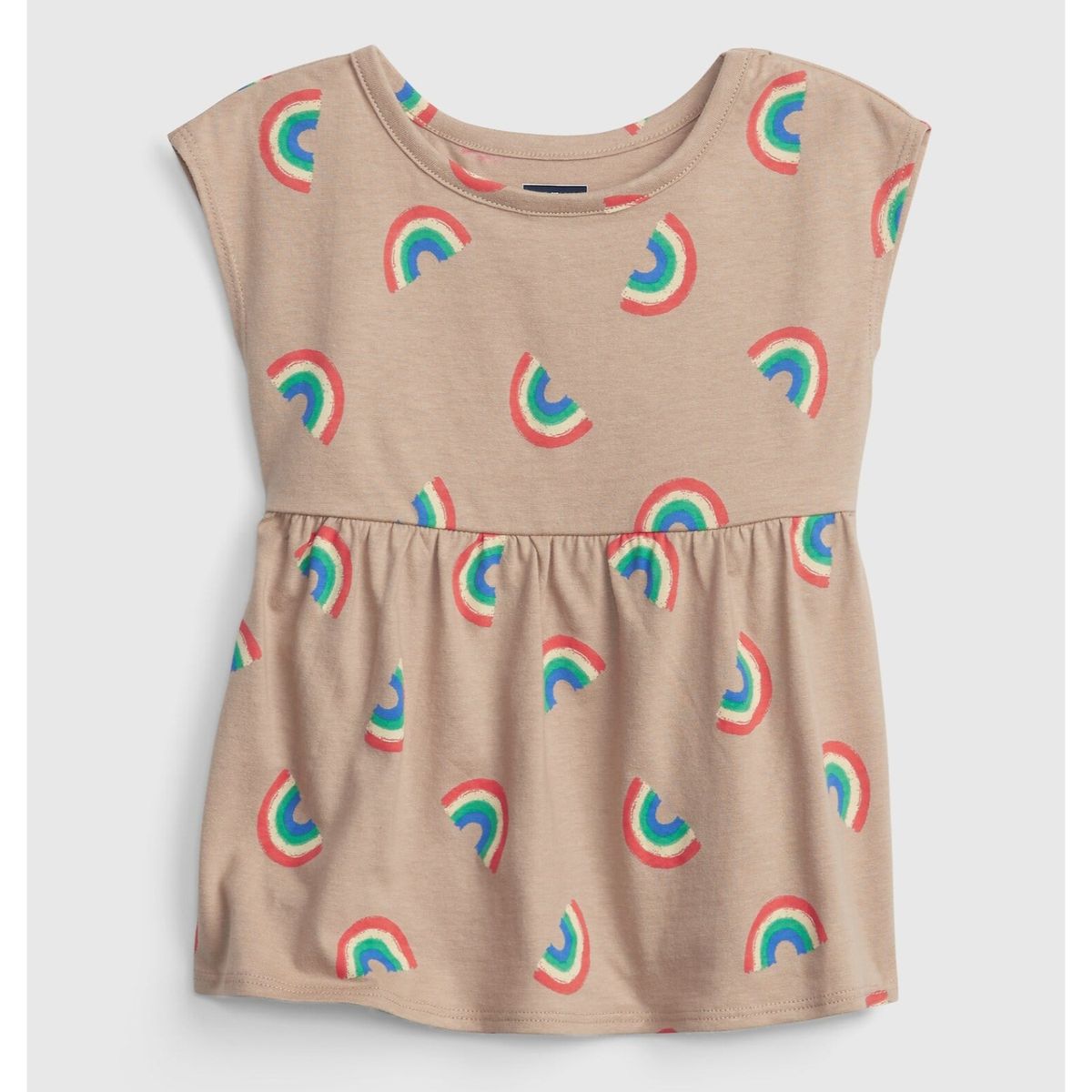 GAP - Polera 1 Algodón Organico Café GAP