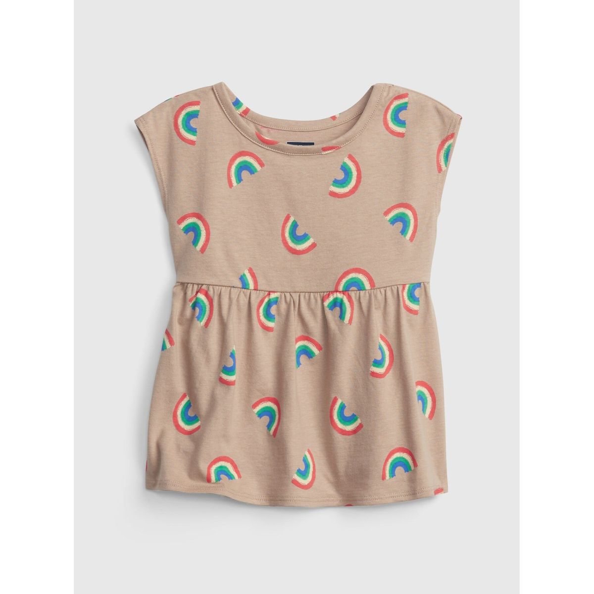 GAP - Polera 1 Algodón Organico Café GAP