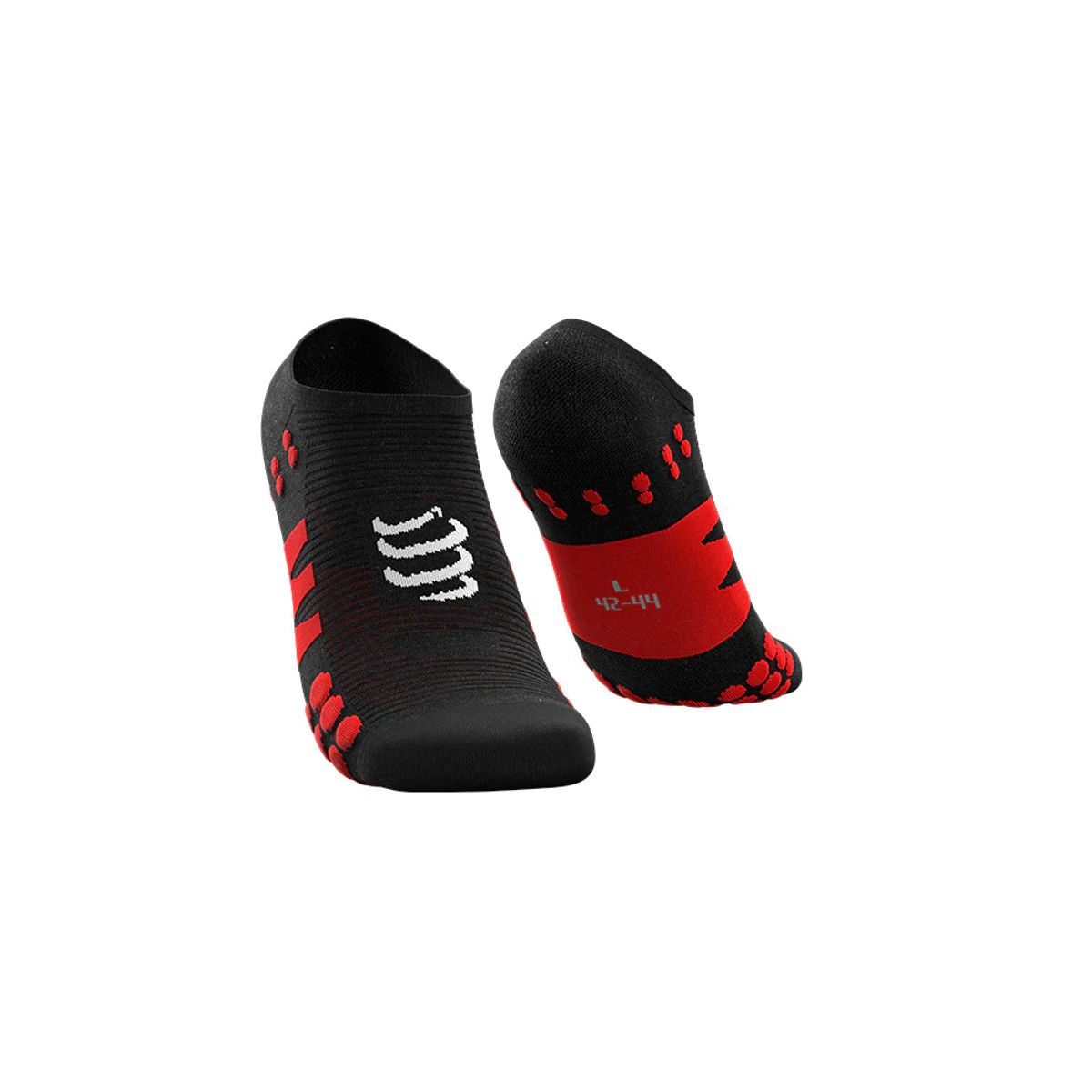 COMPRESSPORT - Calcetín No Show Negro Compressport