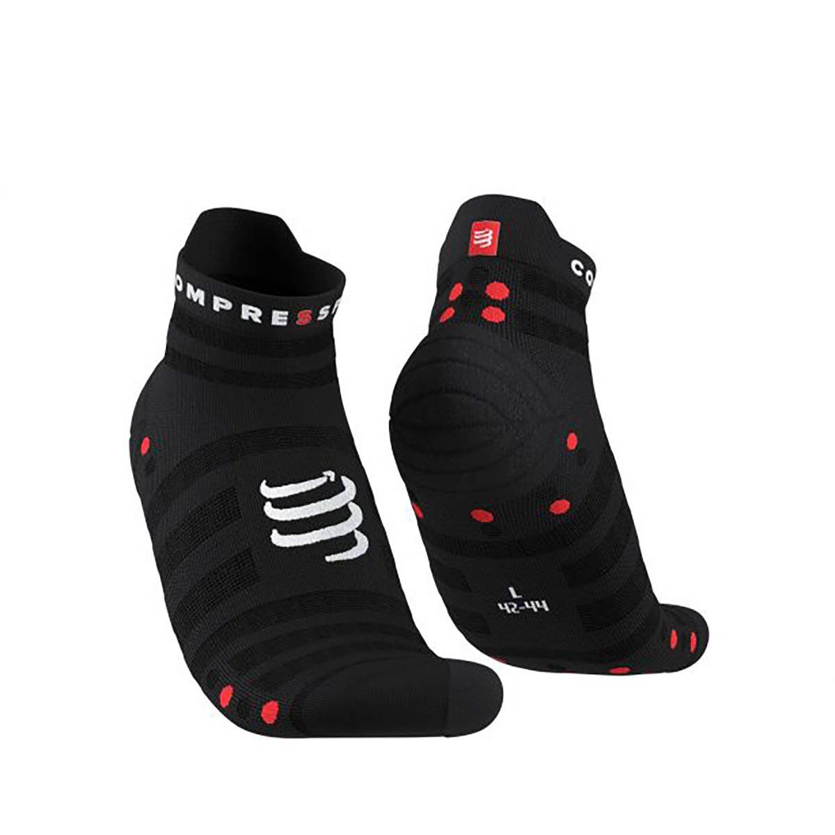 COMPRESSPORT - Calcetín Pro Racing V4.0 Ultraligth Runlow Negro Compressport