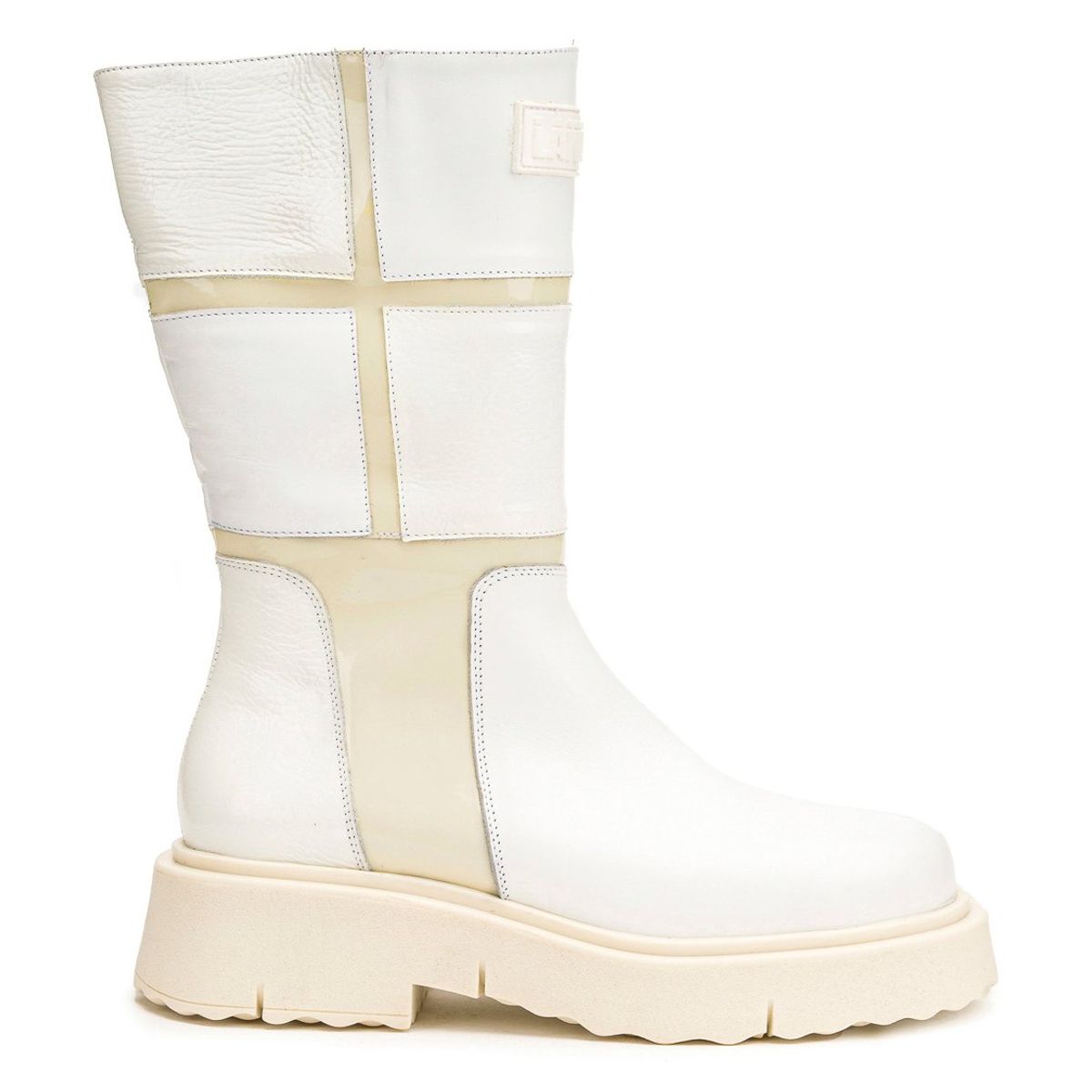 LANDAZURI - Bota Cuero Rea Blanca Landazuri