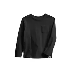 GAP - Polera Algodón Orgánico Sólida Toddler Negro