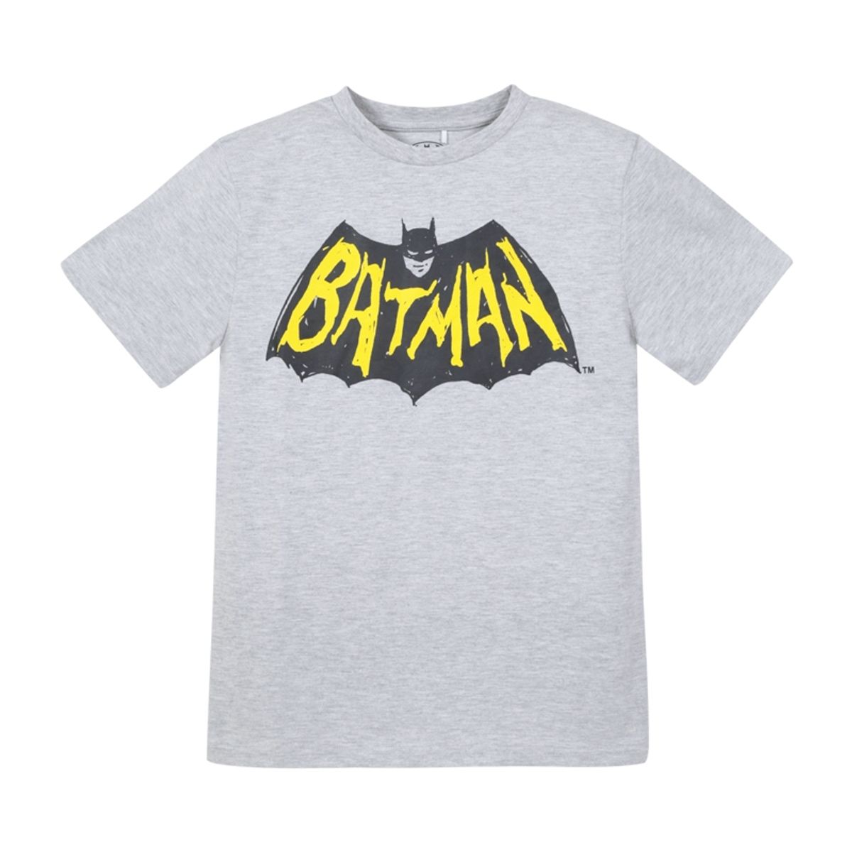DC COMICS - Polera Niño Batman Vintage Logo Gris Dc Comics