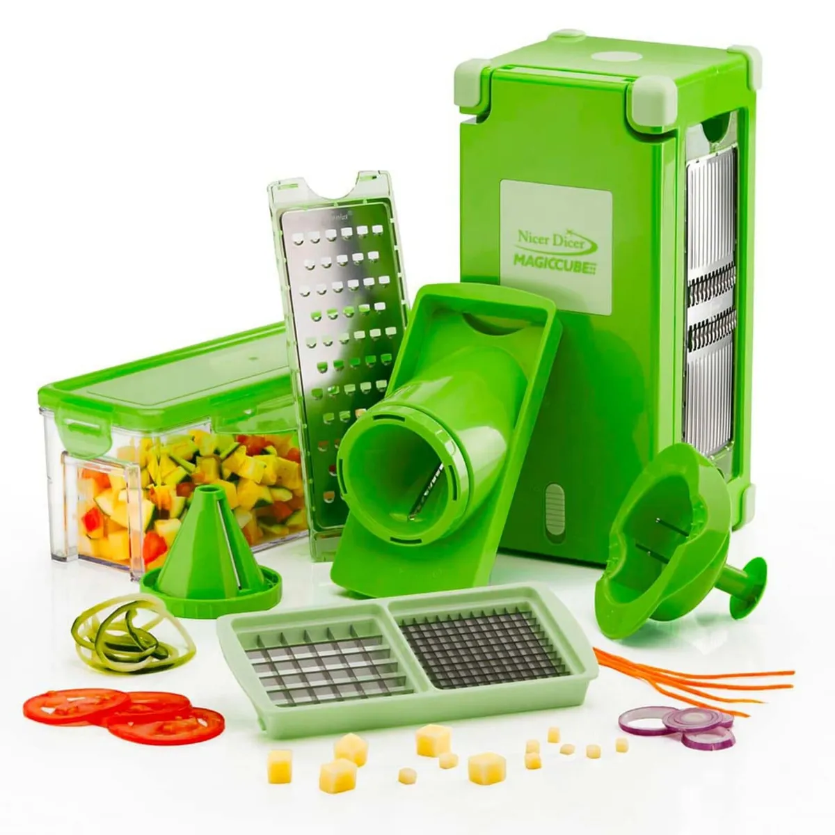 A3D - Cortador Picador de Verduras Multifuncional Nicer Dicer Magic Cube
