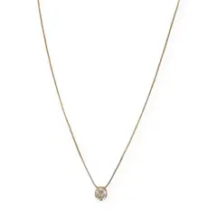 ANDREA COGGIOLA JOYAS - Collar Punto de Luz 7mm Enchapado Oro 18K