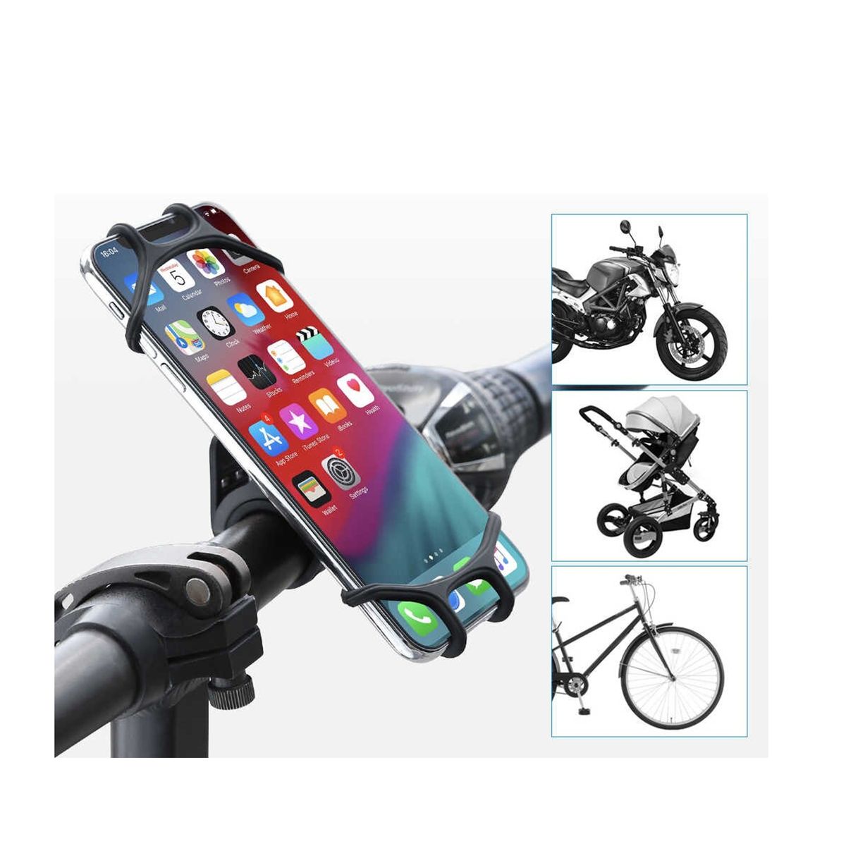 IRM - Soporte Celular Bicicleta Moto Soporte Celular Moto Goma
