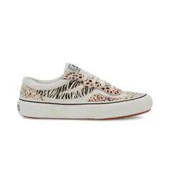SUPERGA - Zapatilla 2941 Revolley Calfhair White Microleopard