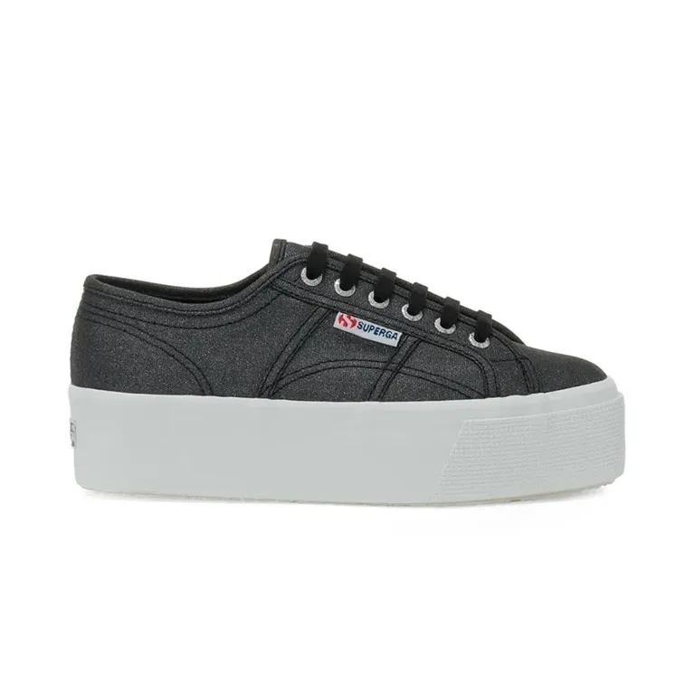 Zapatilla 2790 Glitter Canvas Black - Negro
