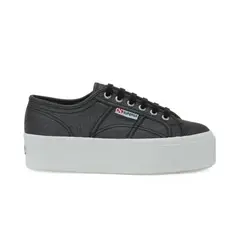 SUPERGA - Zapatilla 2790 Glitter Canvas Black - Negro