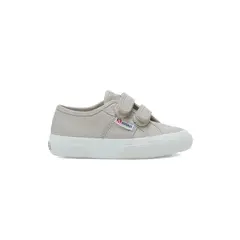 SUPERGA - Zapatilla 2750 Kids Strap Canvas Grey Silver
