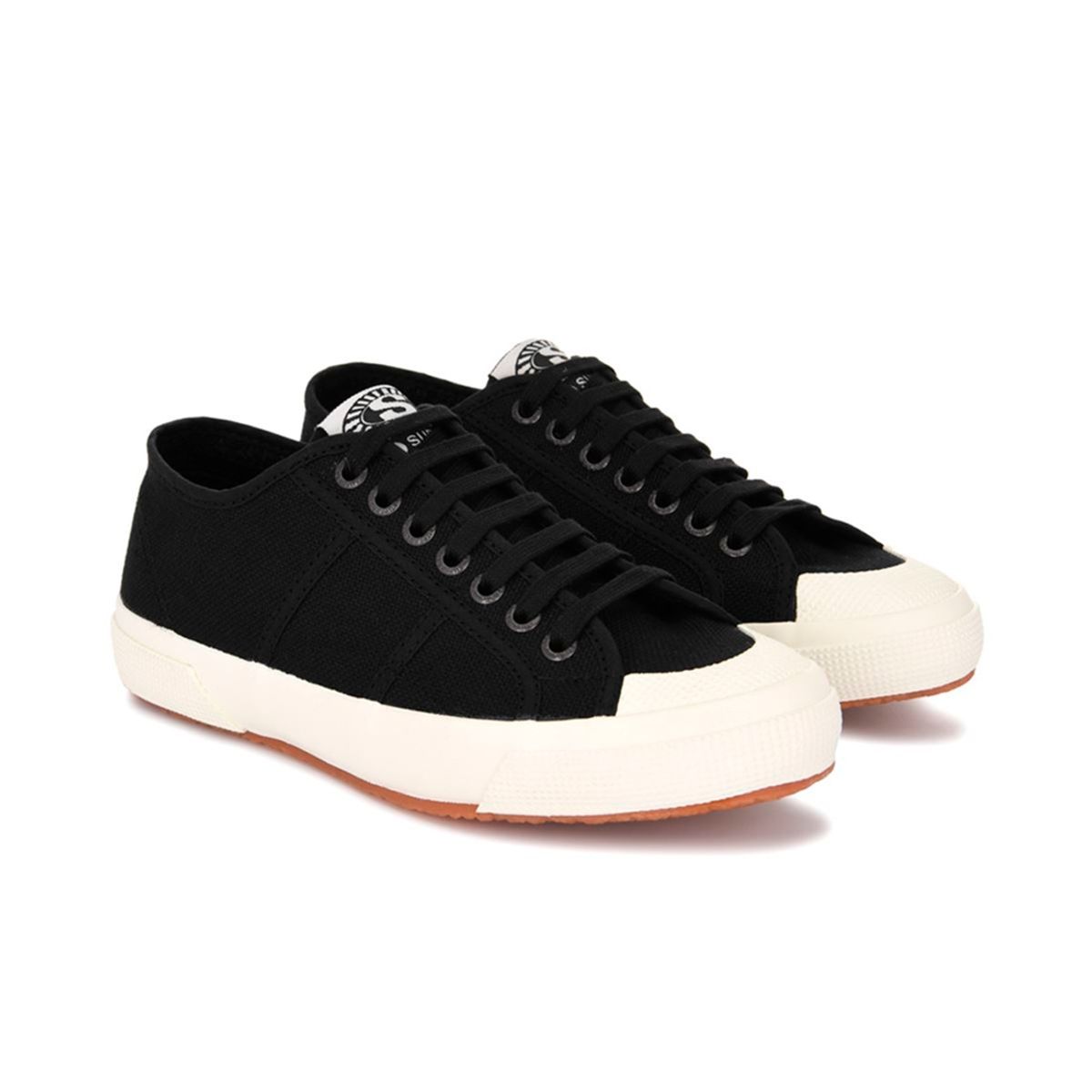SUPERGA - Zapatilla 2390 Military 7 Eye Black Avorio SUPERGA