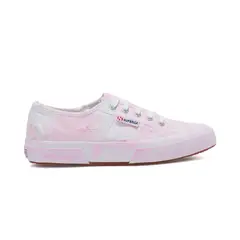 SUPERGA - Zapatilla 2750 Stone Wash White Pink Ish - Blanco