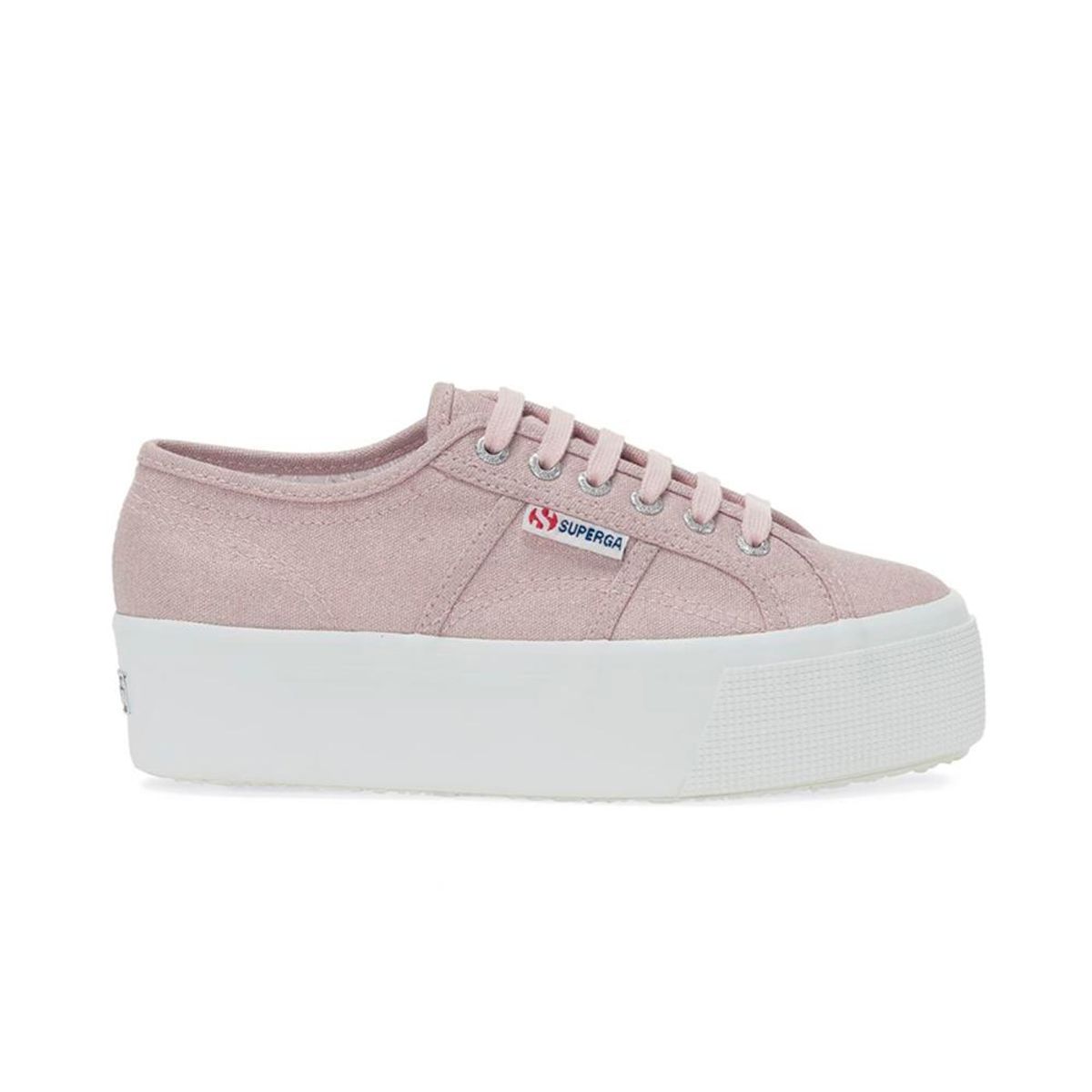 SUPERGA - Zapatilla 2790 Glitter Canvas Pink Ish